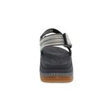 Rayna Adjustable Strappy Sandal in Black Multi Webbing
