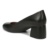 Carmel Pump Heel in Nappa Black CLOSEOUTS
