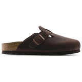 Boston Buckle Soft Footbed Mule in Habana Oiled Leather