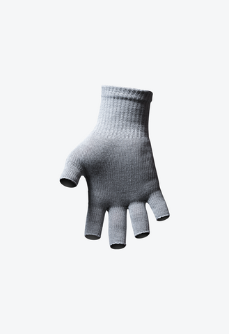 Fingerless Circulation Glove in Grey