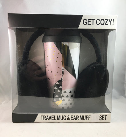 Travel Mug & Ear Muff Set