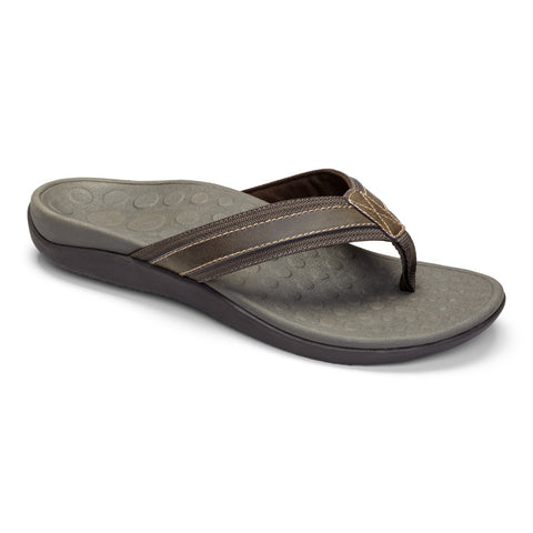 Men's Tide Toe Post Sandal in Brown