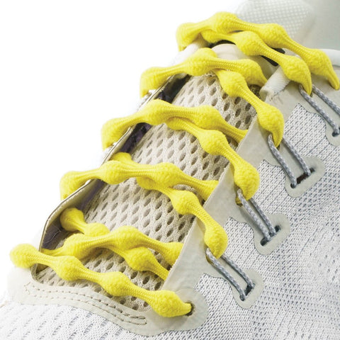 Caterpy Laces in Lemon Yellow