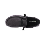 Paul Elastic Tie Loafer in Black CLOSEOUTS