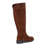 Hervey Knee High Waterproof Suede Boot in Tawny CLOSEOUTS