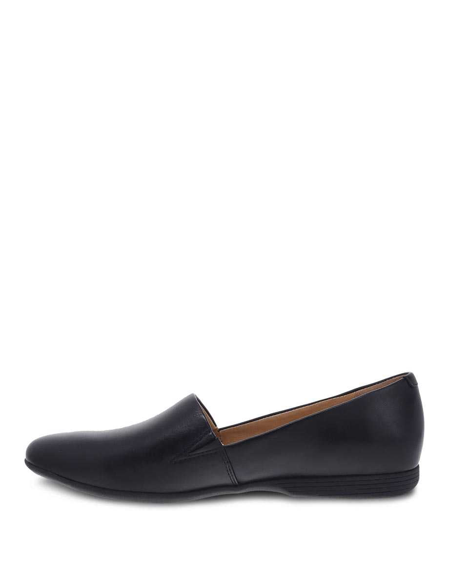 Larisa Modern Smoking Loafer WIDE in Black