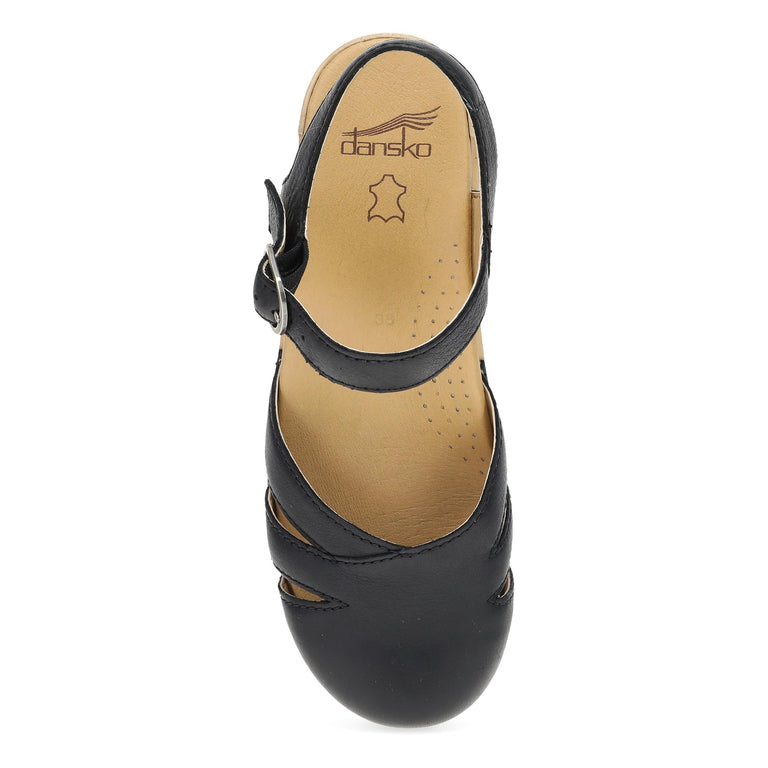Margreta Cut-out Mary Jane in Black