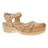 Margreta Cut-out Mary Jane in Distressed Honey