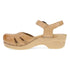 Margreta Cut-out Mary Jane in Distressed Honey