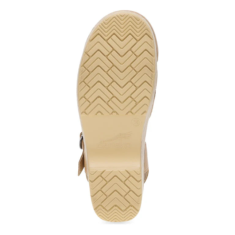 Margreta Cut-out Mary Jane in Distressed Honey