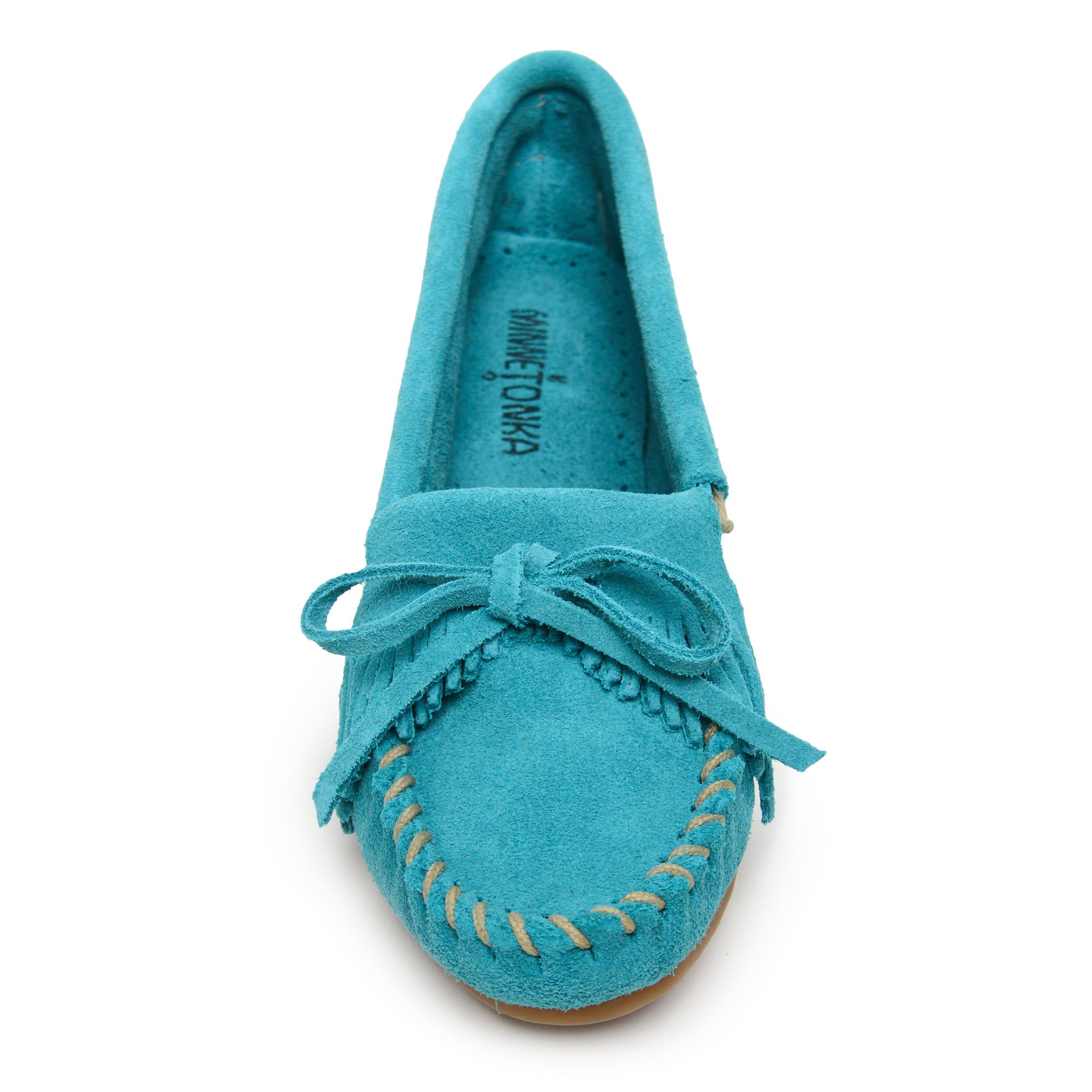 Kilty Hardsole Moccasin in Turquoise