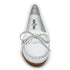Women's Deerskin Kilty Moccasin in White