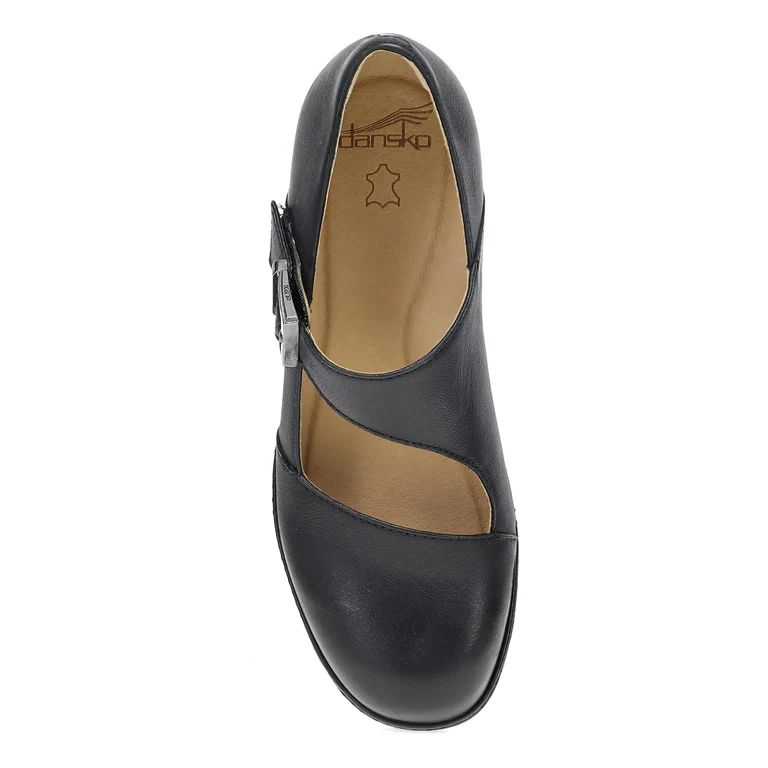 Marigold Leather MaryJane in Black
