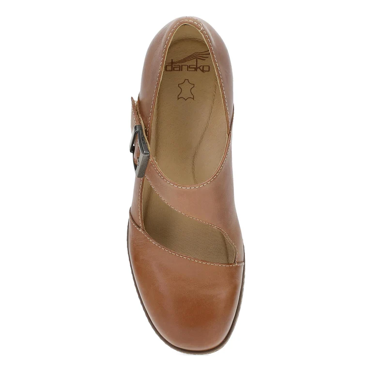 Marigold Leather MaryJane in Luggage