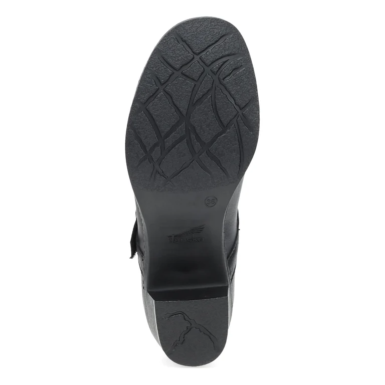 Marybeth Leather Mary jane in Black