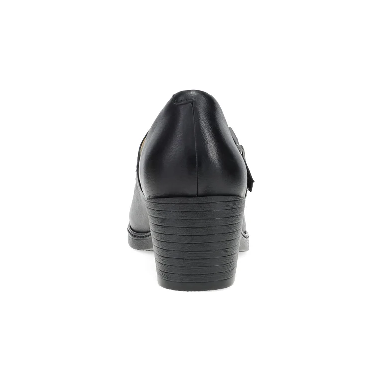 Marybeth Leather Mary jane in Black