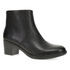 Meryll Sleek Stacked Heel Boot in Black