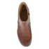 Meryll Sleek Stacked Heel Boot in Brown