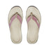 Kona Leather Flip-Flop in Nostalgia Rose/Plaza Taupe