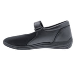 Women's Magnolia Mary Jane DOUBLE WIDE in Black Leather/ Stretch