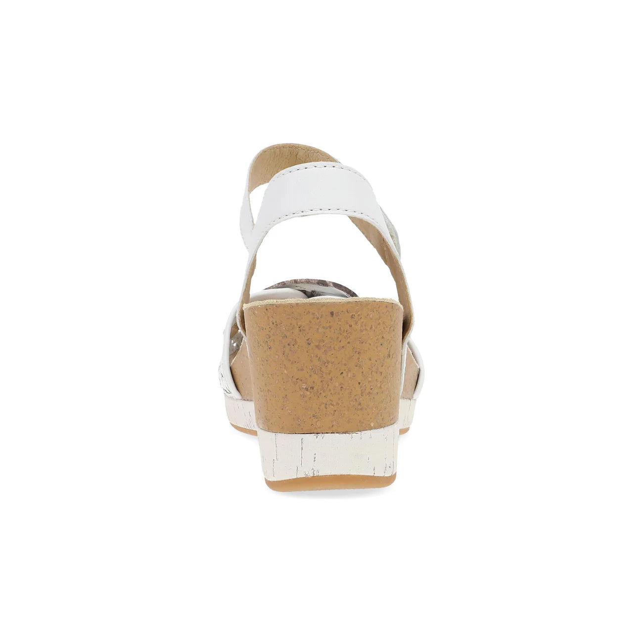 Stella Woven Wedge Sandal in White