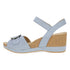 Stella Classic Wedge Sandal in Sky