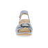 Stella Classic Wedge Sandal in Sky