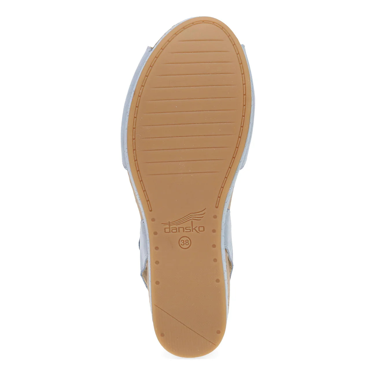 Stella Classic Wedge Sandal in Sky