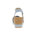 Stella Classic Wedge Sandal in Sky