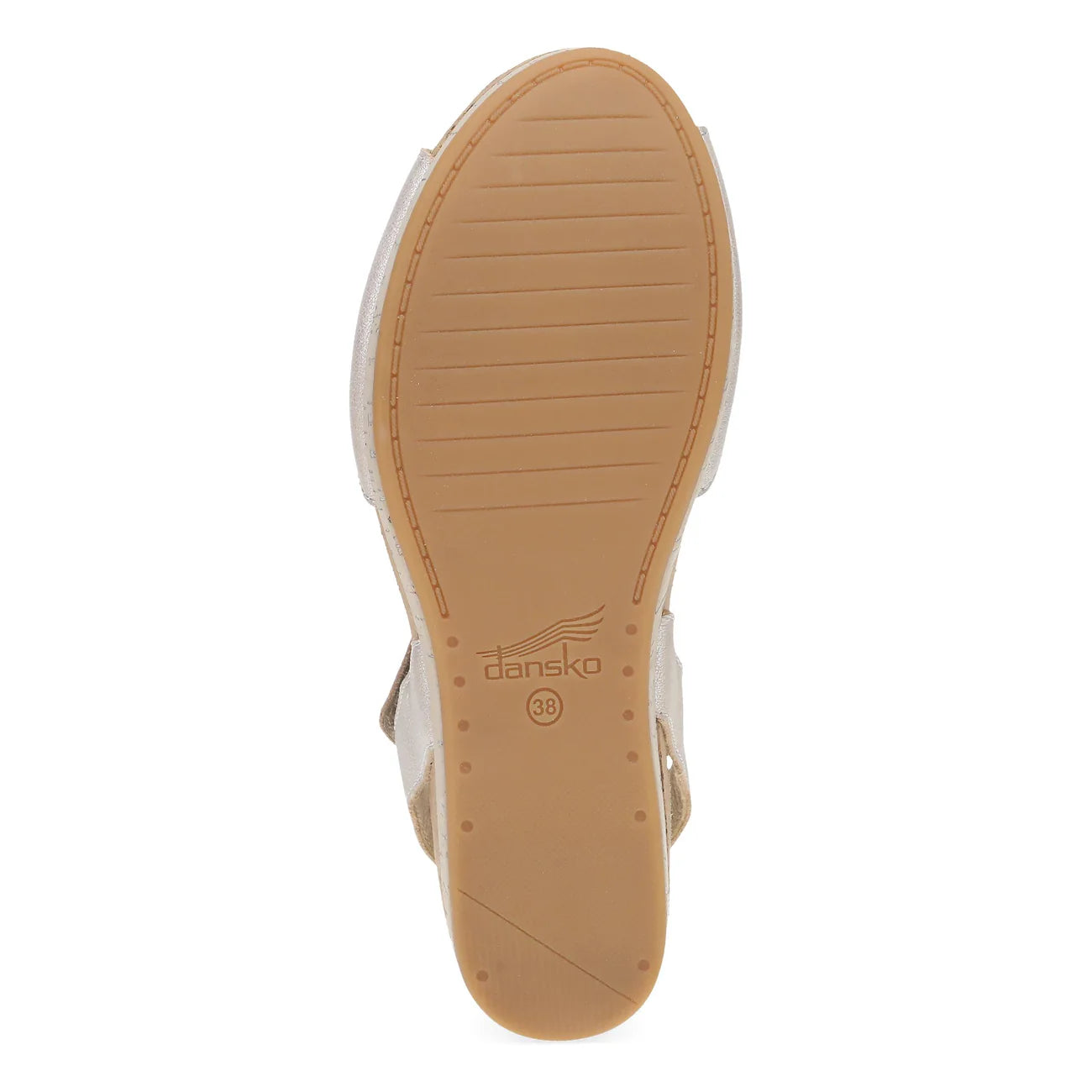 Stella Classic Wedge Sandal in Pearl