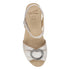Stella Classic Wedge Sandal in Pearl