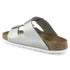 Arizona Soft Footbed Sandal in Silver