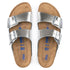 Arizona Soft Footbed Sandal in Silver