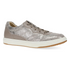 Josey All Day Leather Sneaker in Metallic Taupe