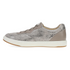 Josey All Day Leather Sneaker in Metallic Taupe