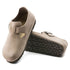 London Slip-On Shoe in Taupe Suede Leather