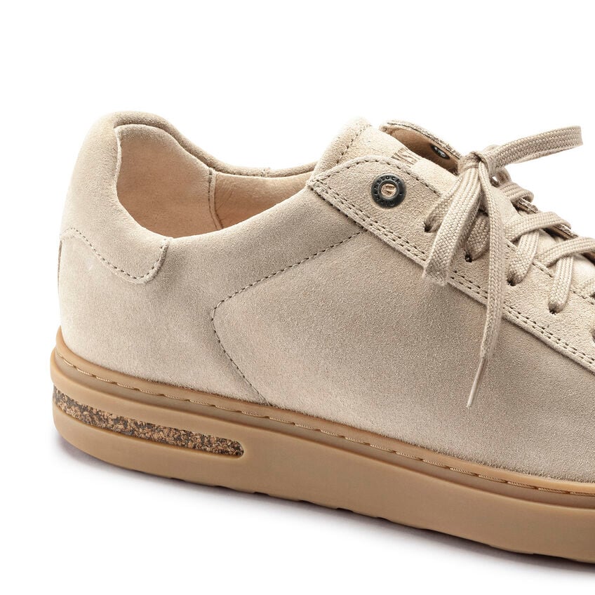 Bend Leather Panel Sneaker in Sandcastle