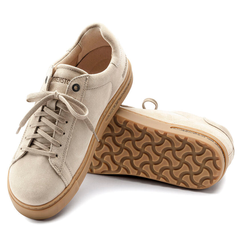 Bend Leather Panel Sneaker in Sandcastle