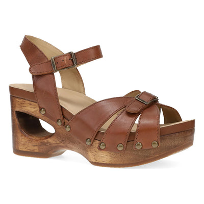 Limited Edition Alanna Wooden Walking Wedge in Tan