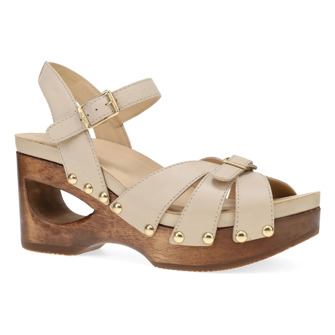 Limited Edition Alanna Wooden Walking Wedge in Vanilla