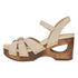 Limited Edition Alanna Wooden Walking Wedge in Vanilla