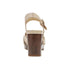 Limited Edition Alanna Wooden Walking Wedge in Vanilla