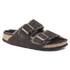 Arizona Shearling Sandal in Mocca