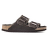Arizona Shearling Sandal in Mocca