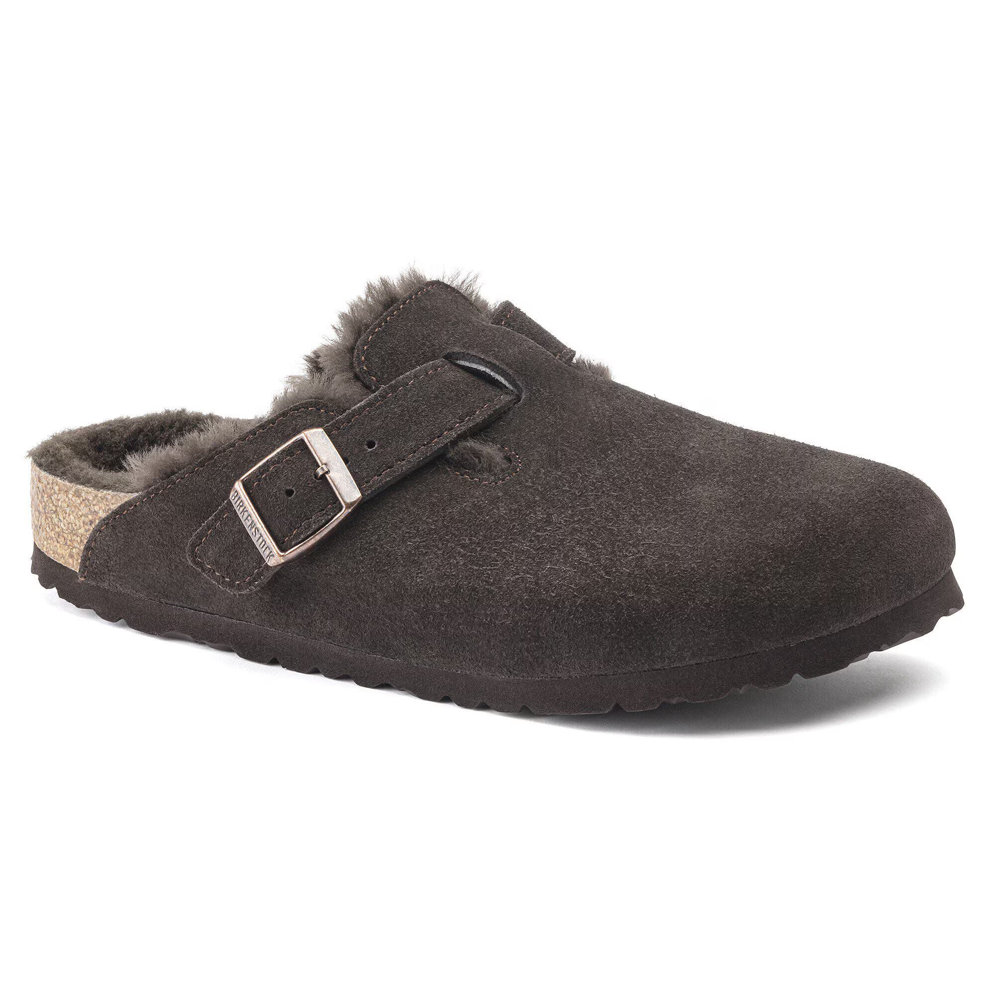 Boston Shearling Mule in Mocca