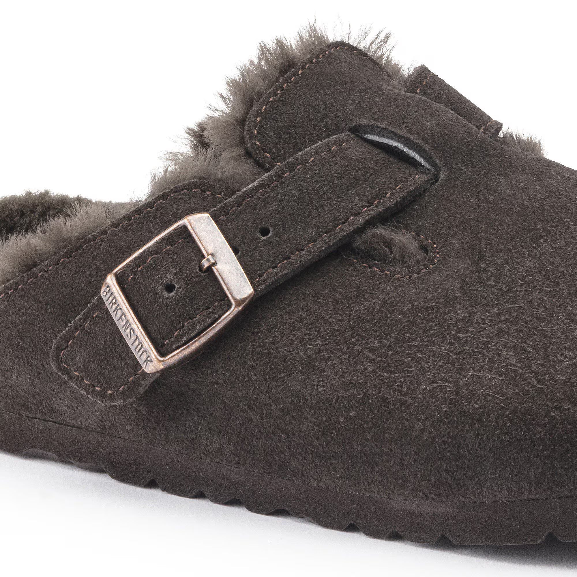 Boston Shearling Mule in Mocca