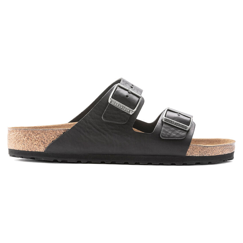 Arizona Grip Classic Footbed Sandal in Vintage Wood Roast Black CLOSEOUTS