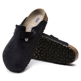 Boston Buckle Soft Footbed Mule in Midnight