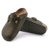 Boston Buckle Classic Footbed Mule in Thyme