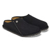 Zermatt Premium Suede Mule Slipper in Black